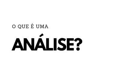 O que é uma análise?